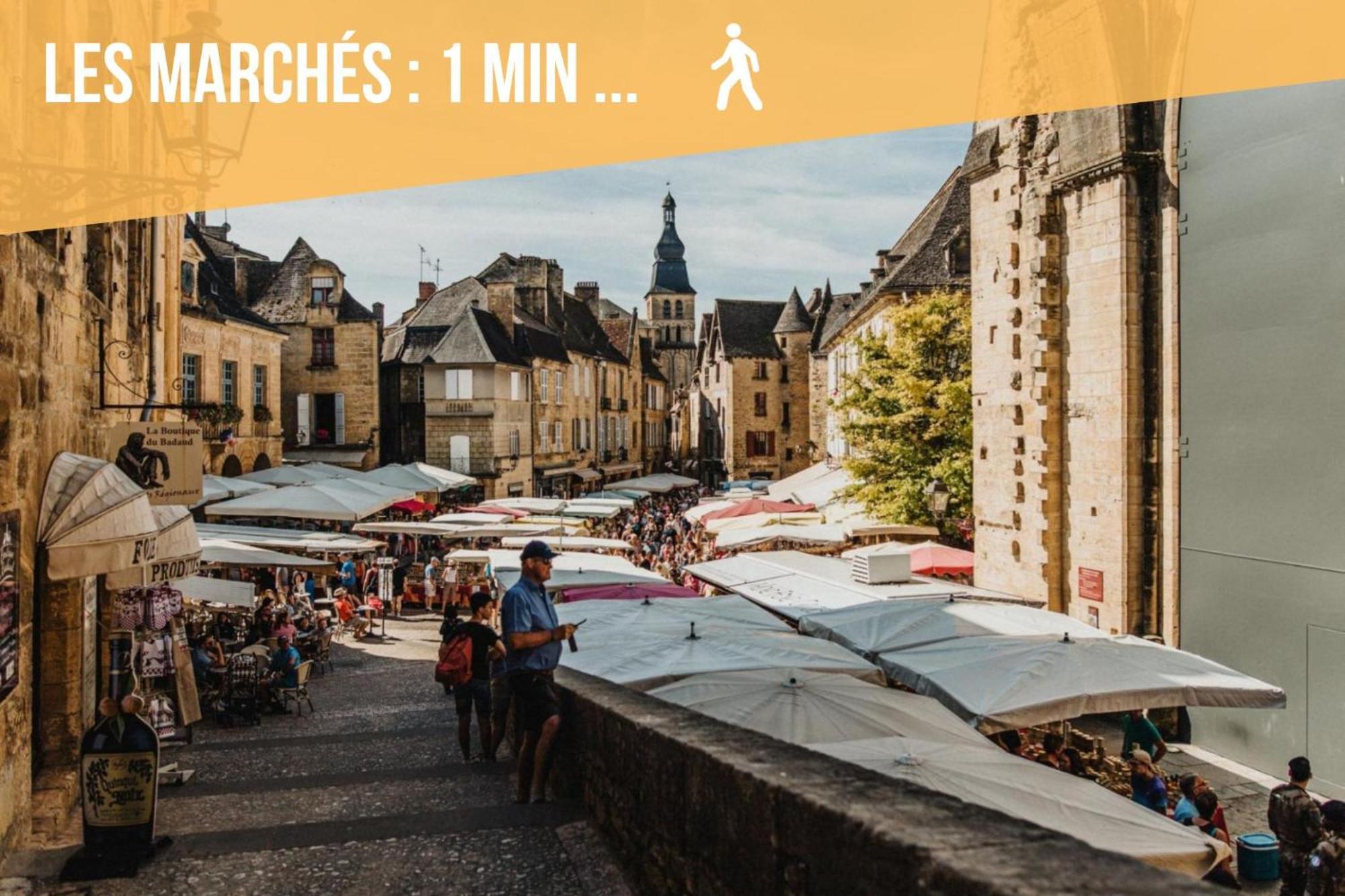 3 Pieces, Climatise, Calme, 100M Du Centre, Parking, "Lyriade" Sarlat-la-Canéda Eksteriør bilde
